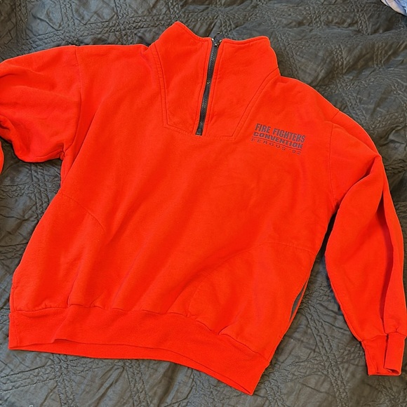 Vintage quarter zip, fergus fire 🔥 dept. - Picture 2 of 7